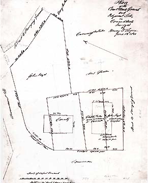 7a Plan of the Court House Grounds and Adjacent Lots ... June 13, 1850
