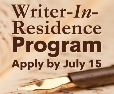 2026 Writer in residence program
